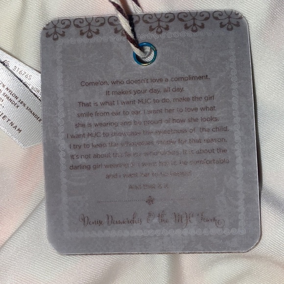 Matilda Jane Women’s One Piece Swimsuit NEW Size Small Peach Yellow Floral - Picture 10 of 10